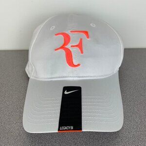 Nike Roger Federer RF Legacy91 Hat 371202-107 White Cap